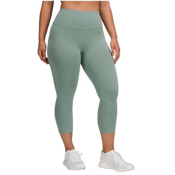 Lululemon Wunder Train Contour Fit High-Rise Crop 21" Size 0 Sporty Active Gym - Picture 1 of 10